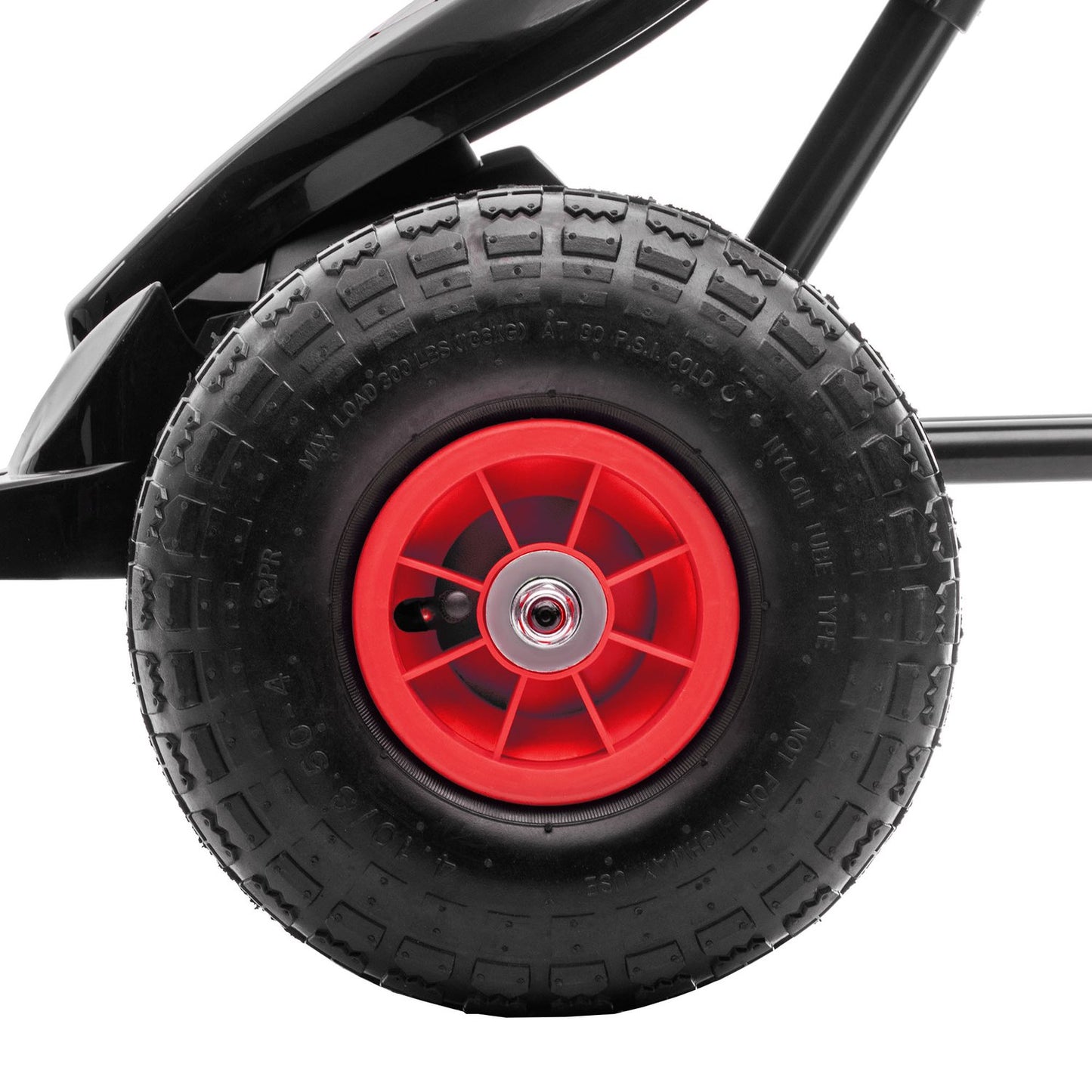 Pedal Go-Kart for children, adjustable seat, rubber tires