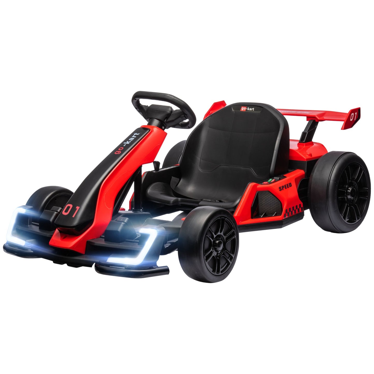 Electric Kids Go-Kart, Adjustable Seat, 12 km/h Speed