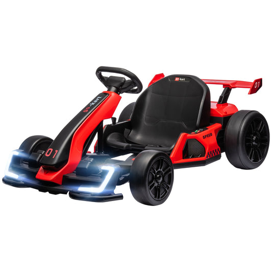 Electric Kids Go-Kart, Adjustable Seat, 12 km/h Speed