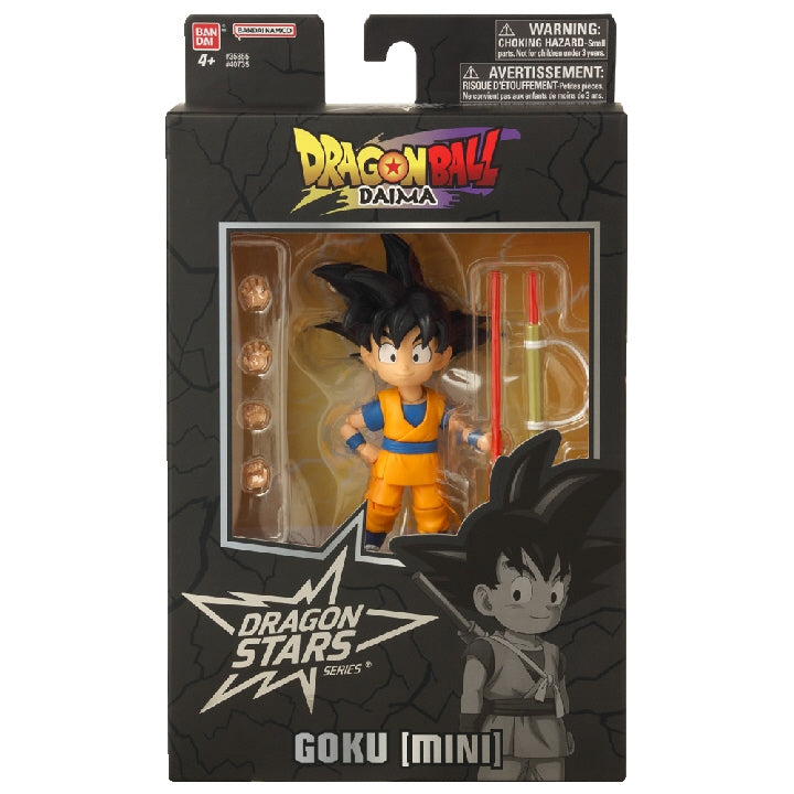 Goku Mini Poseable Figure with Accessories, 7 cm