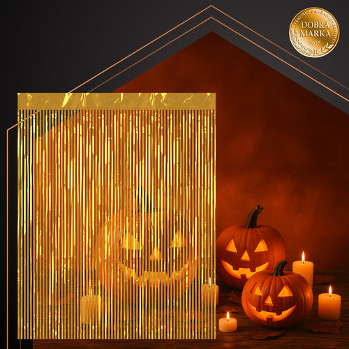 Gold Foil Self-Adhesive Curtain, 100x200cm