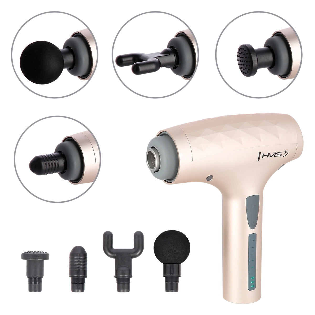 Gold Massage Gun – Deep Tissue, Portable, Quiet