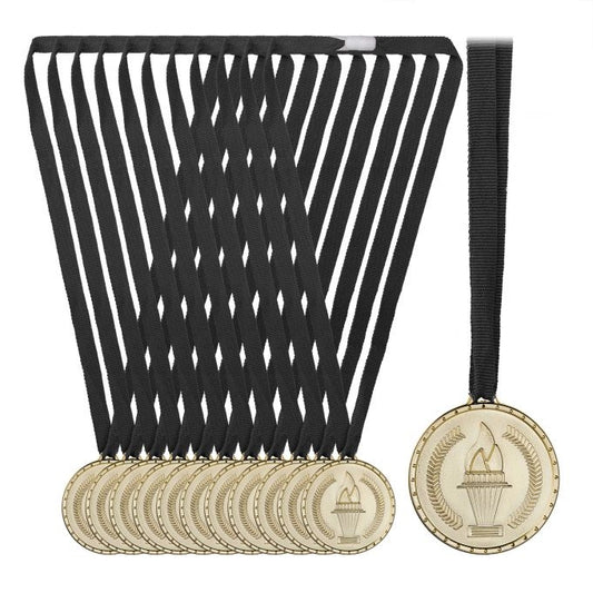 Gold medal for children - set of 12