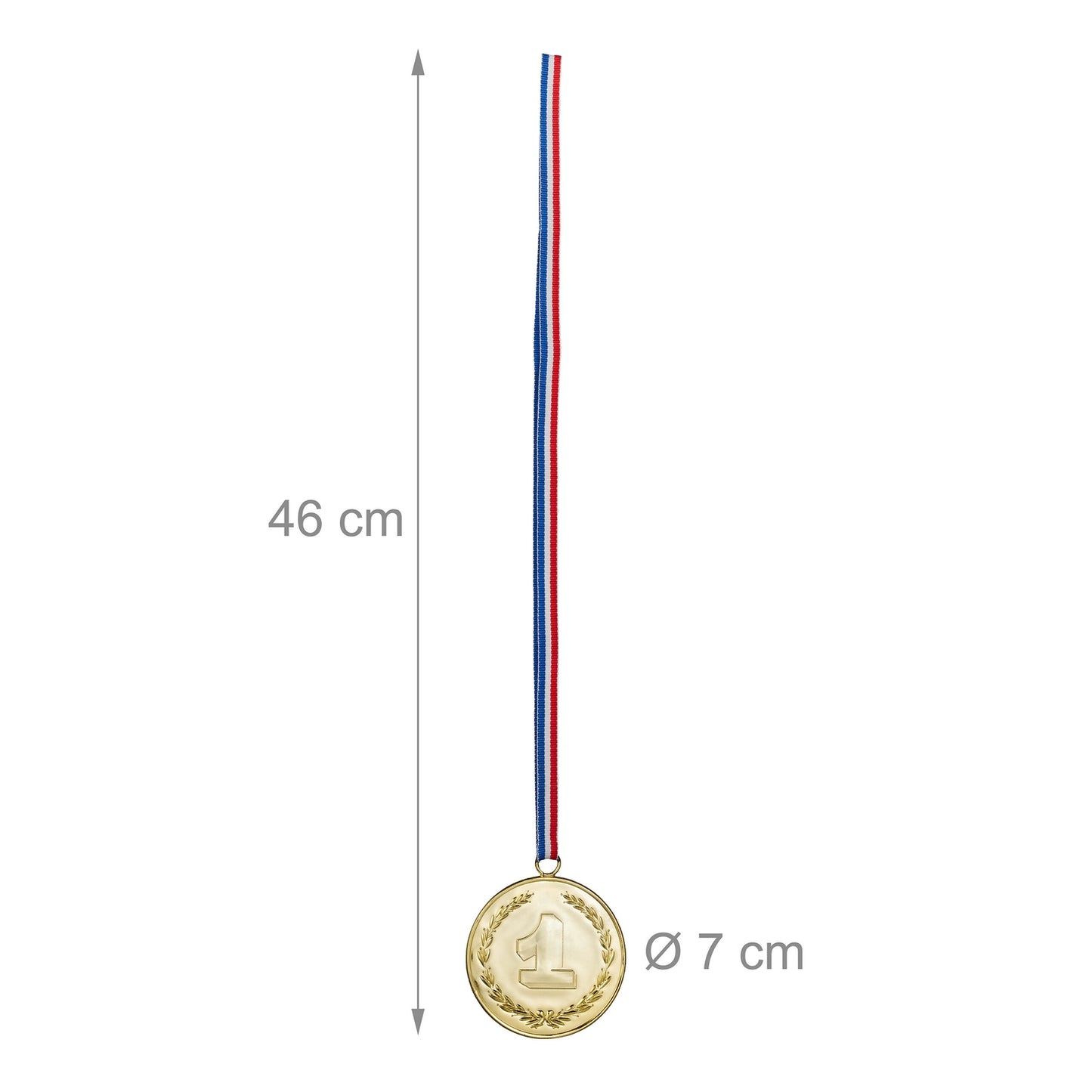 Gold medal for children - set of 12