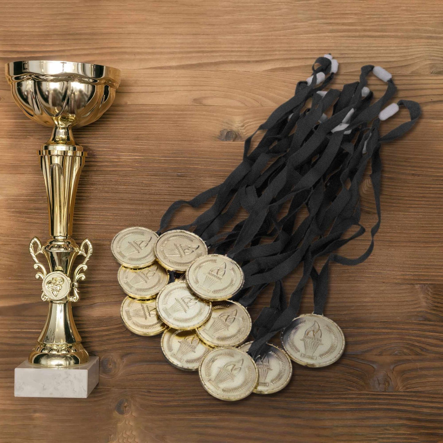Gold medal for children - set of 12