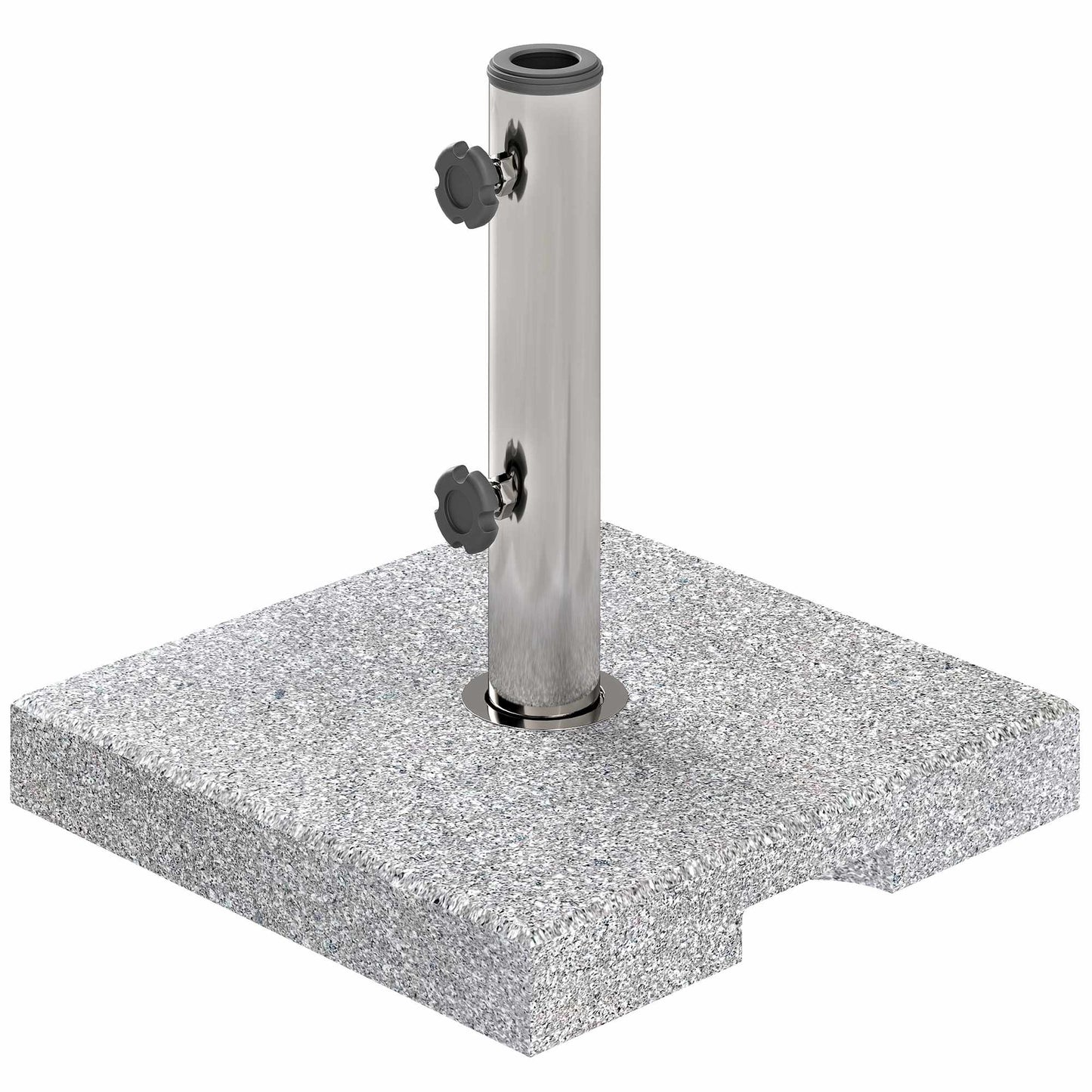Granite Umbrella Base 21kg, Square Stand for 32/38/48mm