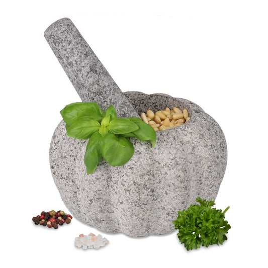 Granite mortar with impact