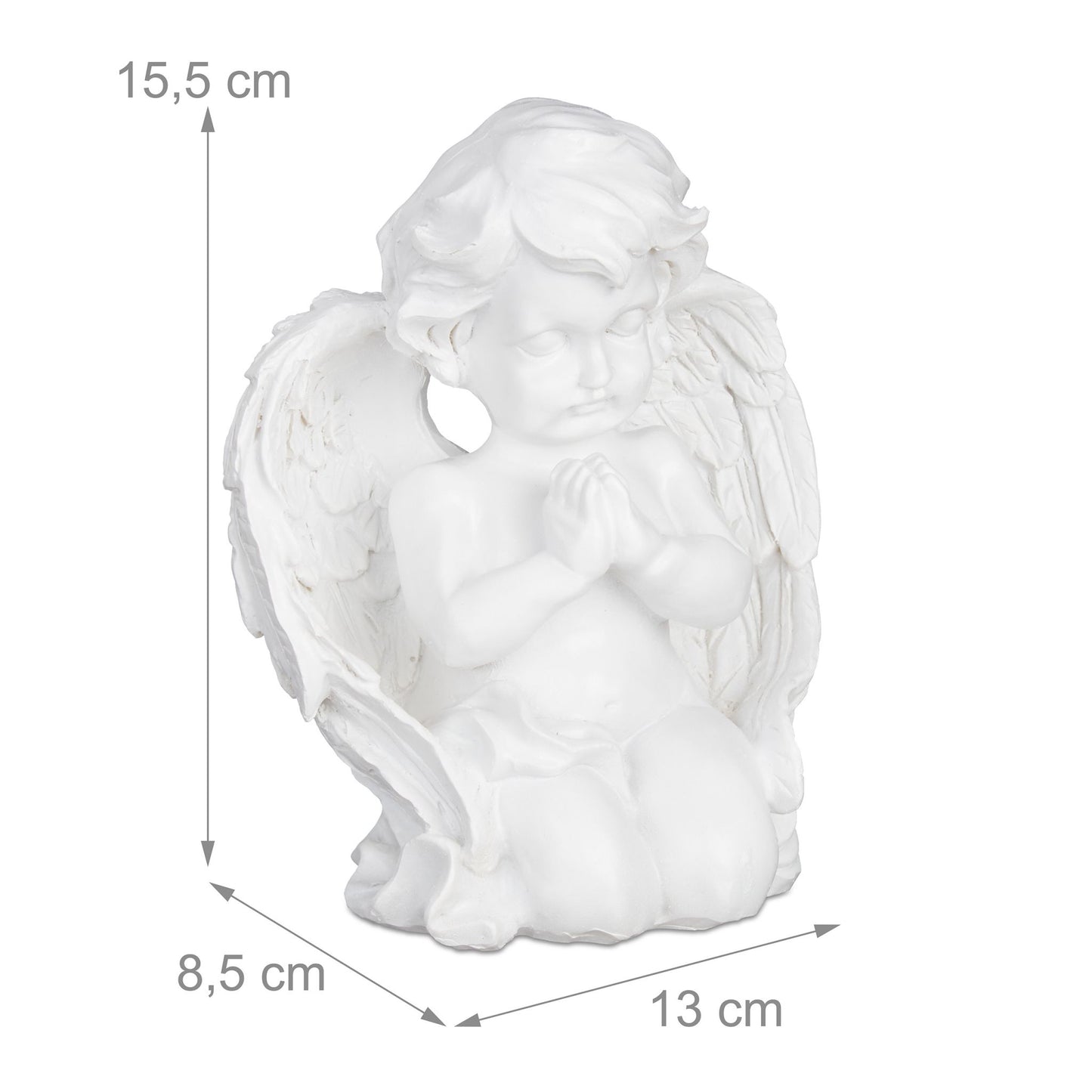 Grave angel praying