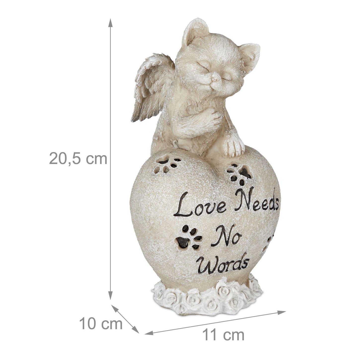 Grave decoration for cat