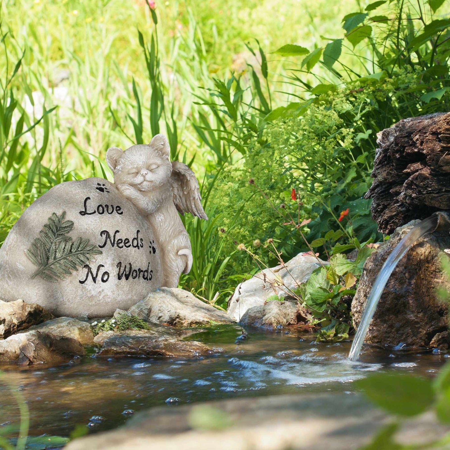 Grave decoration for cat