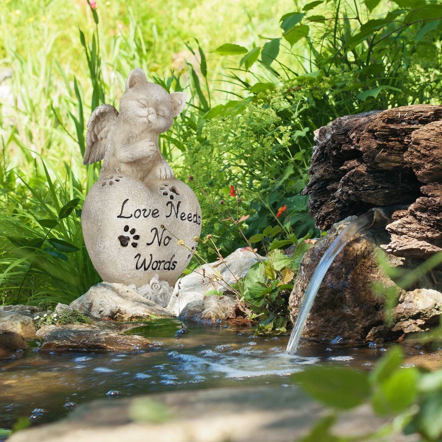 Grave decoration for cat