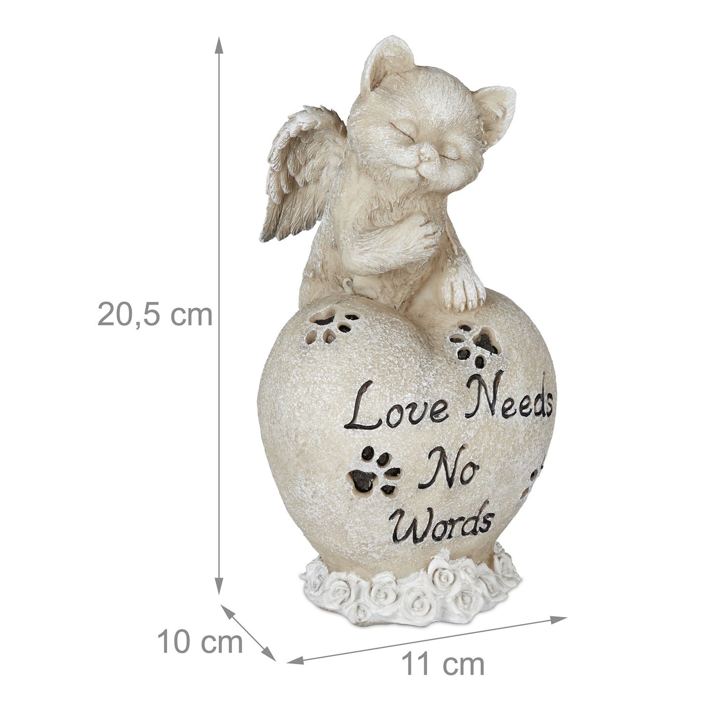 Grave decoration for cat