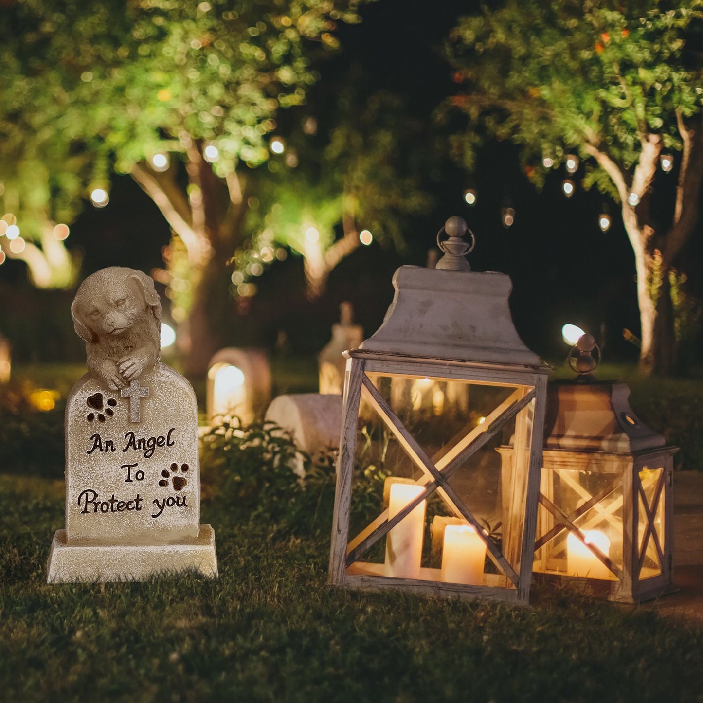Grave decoration for dogs