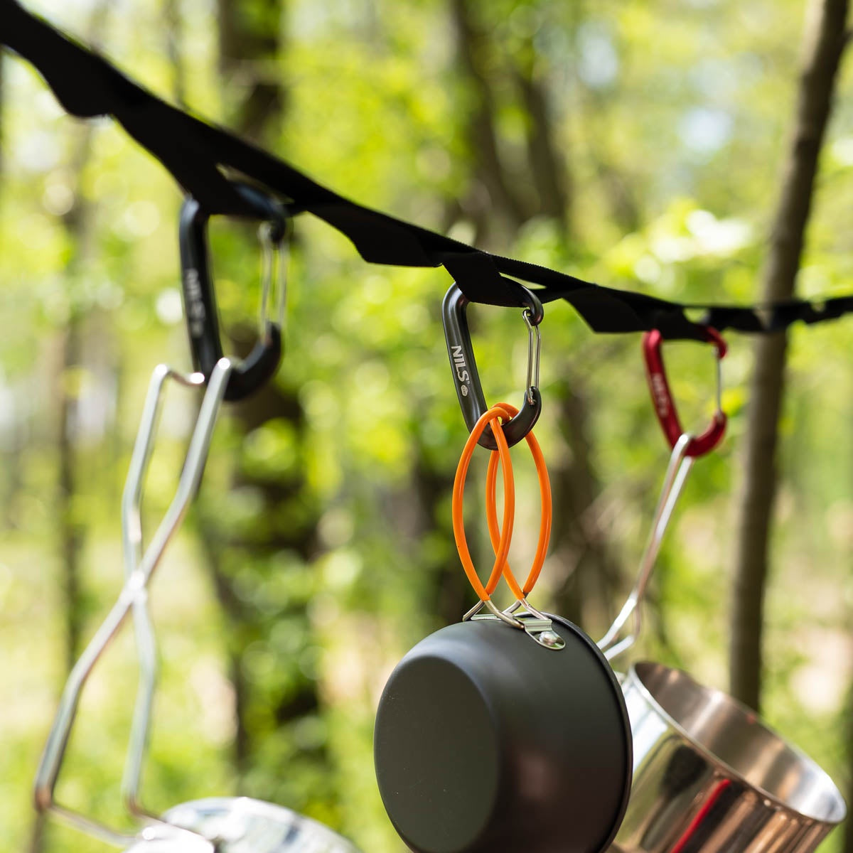 Gray Carabiner 12 KN – Lightweight, Durable