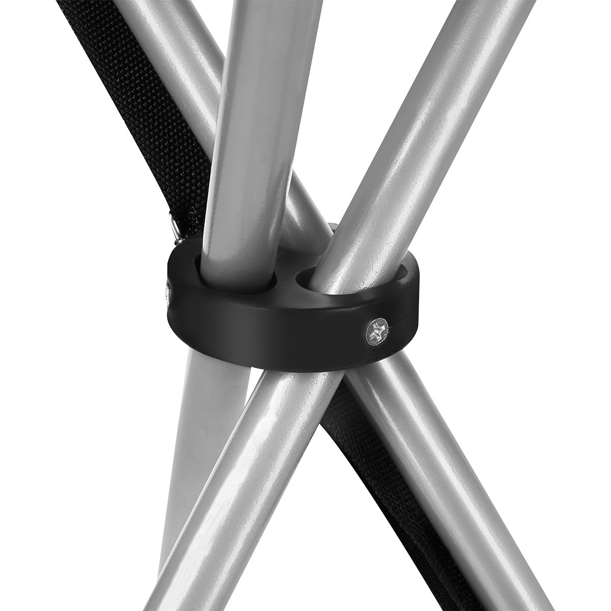 Gray Folding Camping Stool, Lightweight, Portable