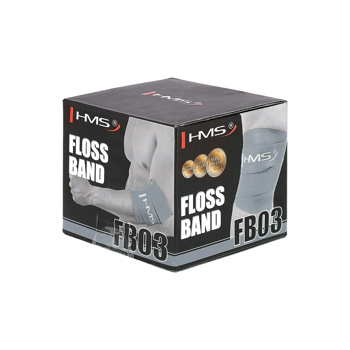 Gray Rubber Exercise Band – Floss, Resistance Training