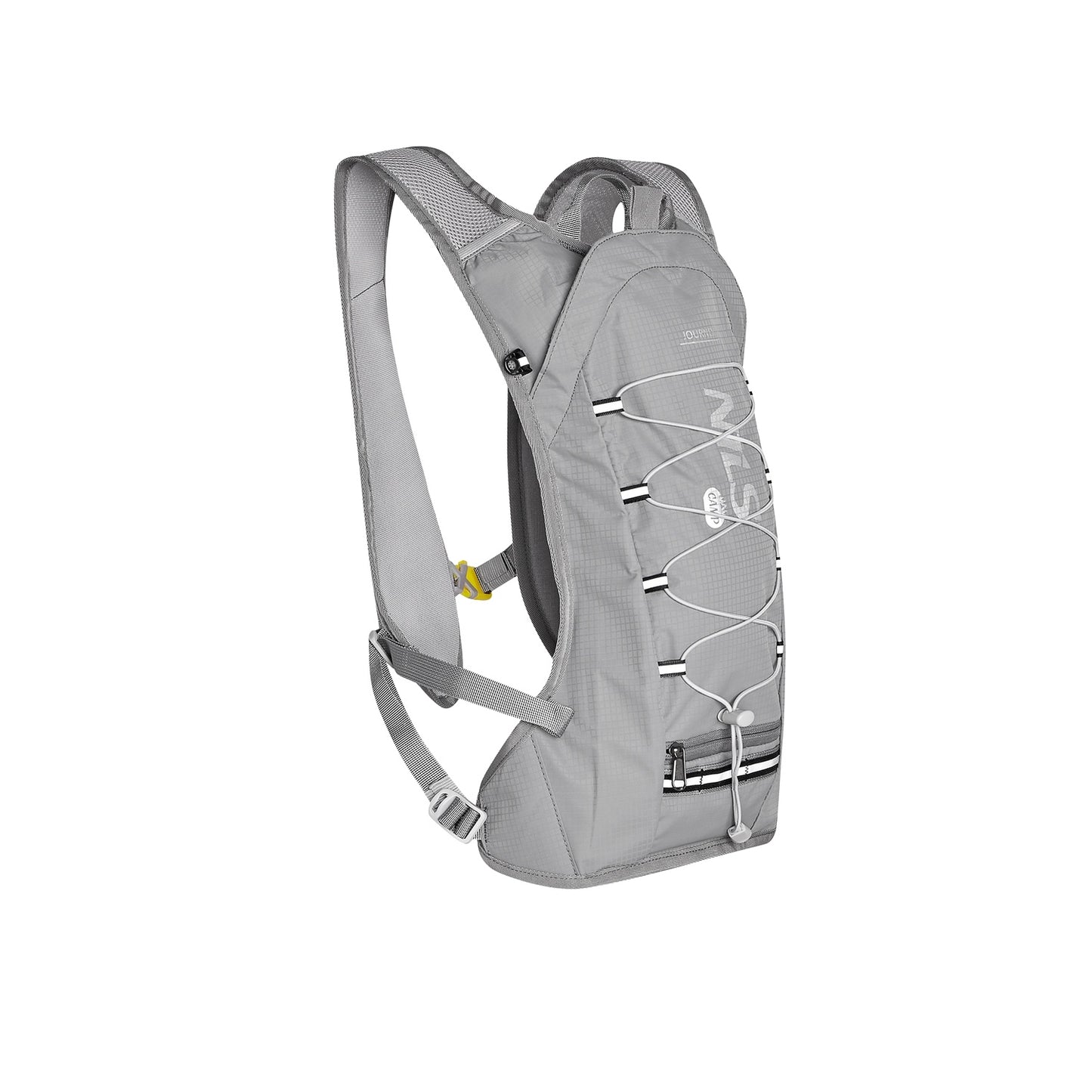 Gray Running Backpack, Lightweight, Adjustable Straps