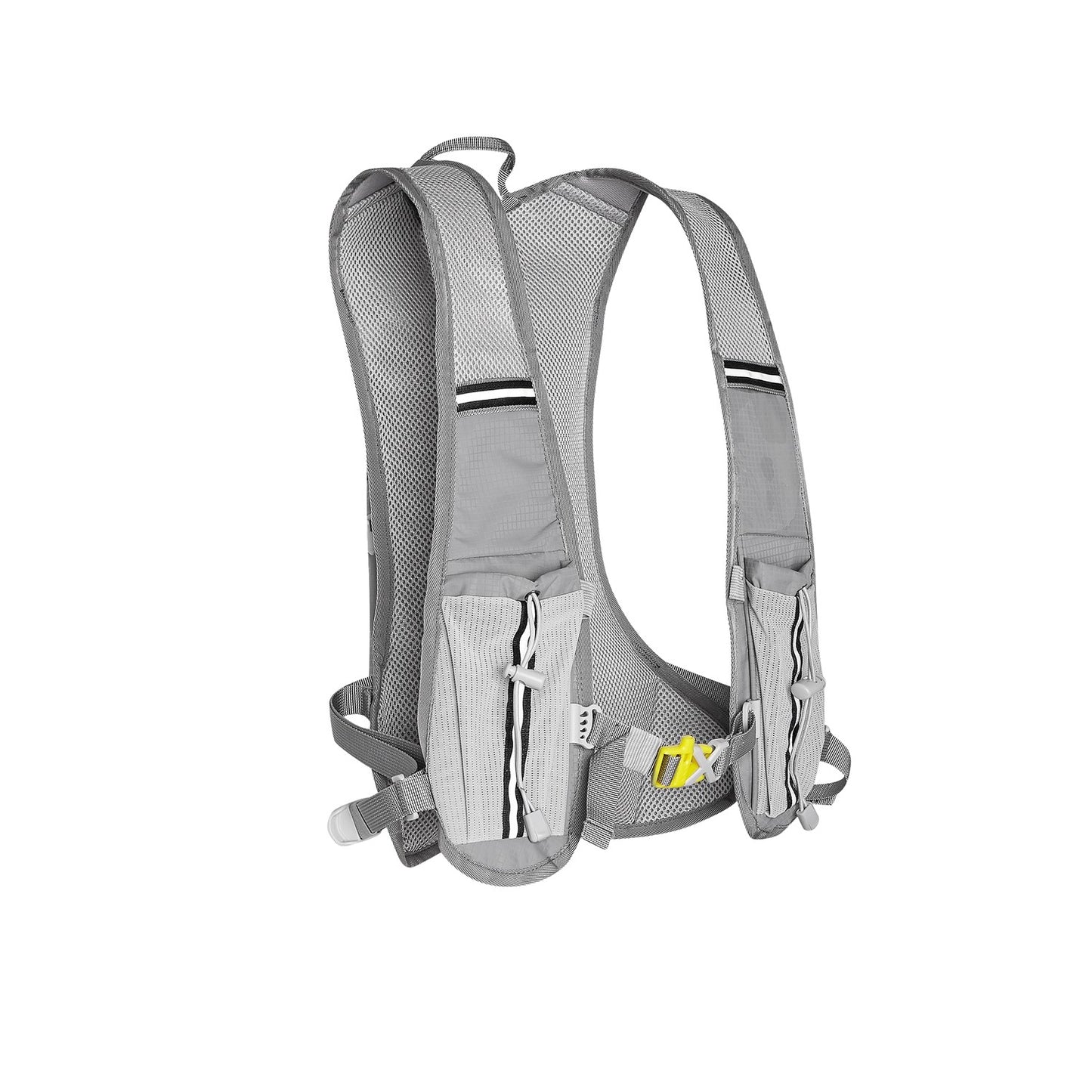 Gray Running Backpack, Lightweight, Adjustable Straps