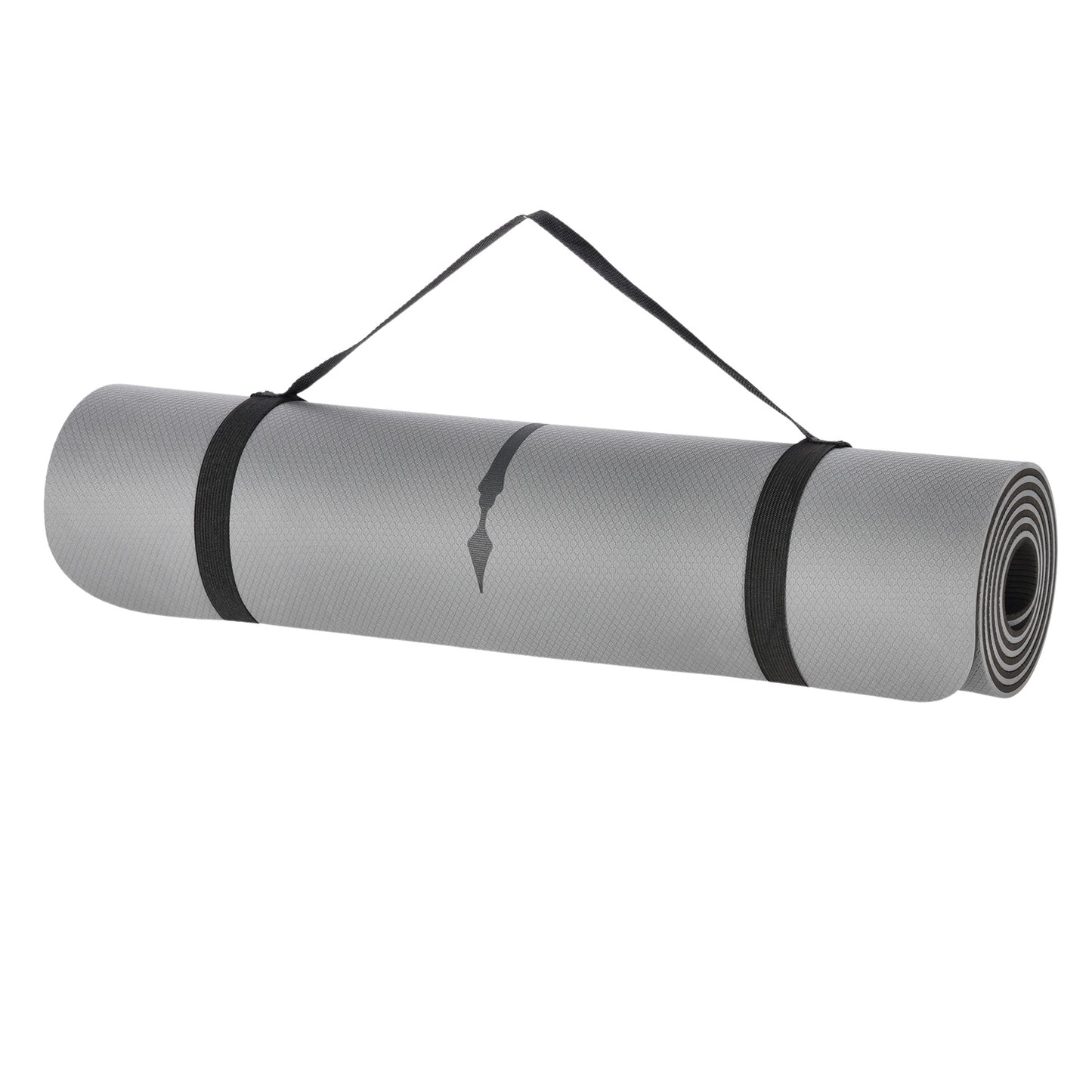 Gray TPE Yoga Mat – Non-Slip, Eco-Friendly, 10mm