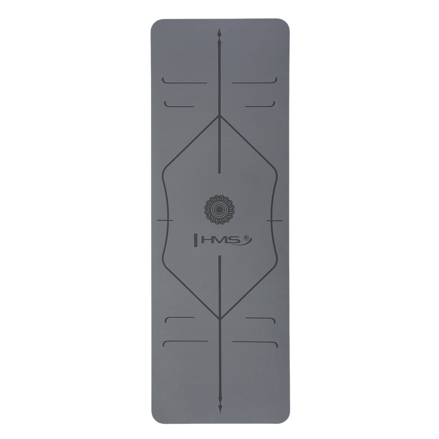 Gray TPE Yoga Mat – Non-Slip, Eco-Friendly, 10mm
