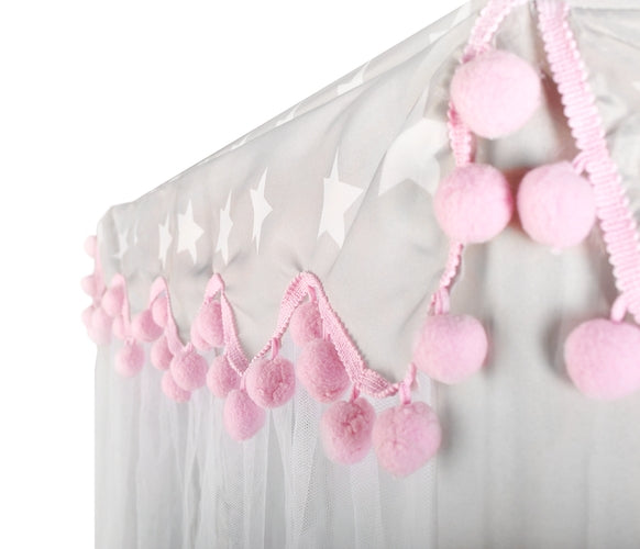 Gray and pink children's tent Kruzzel