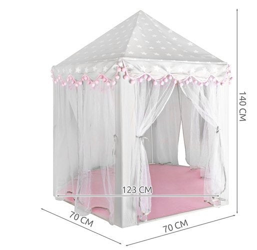 Gray and pink children's tent Kruzzel