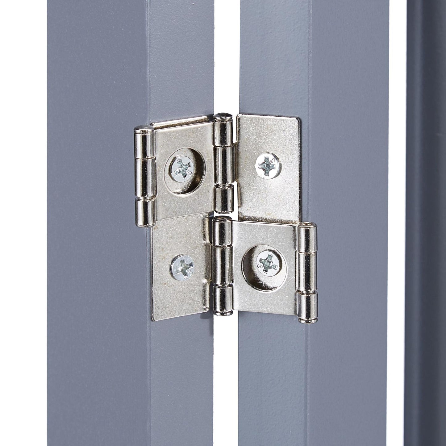 Gray security gate 92 cm