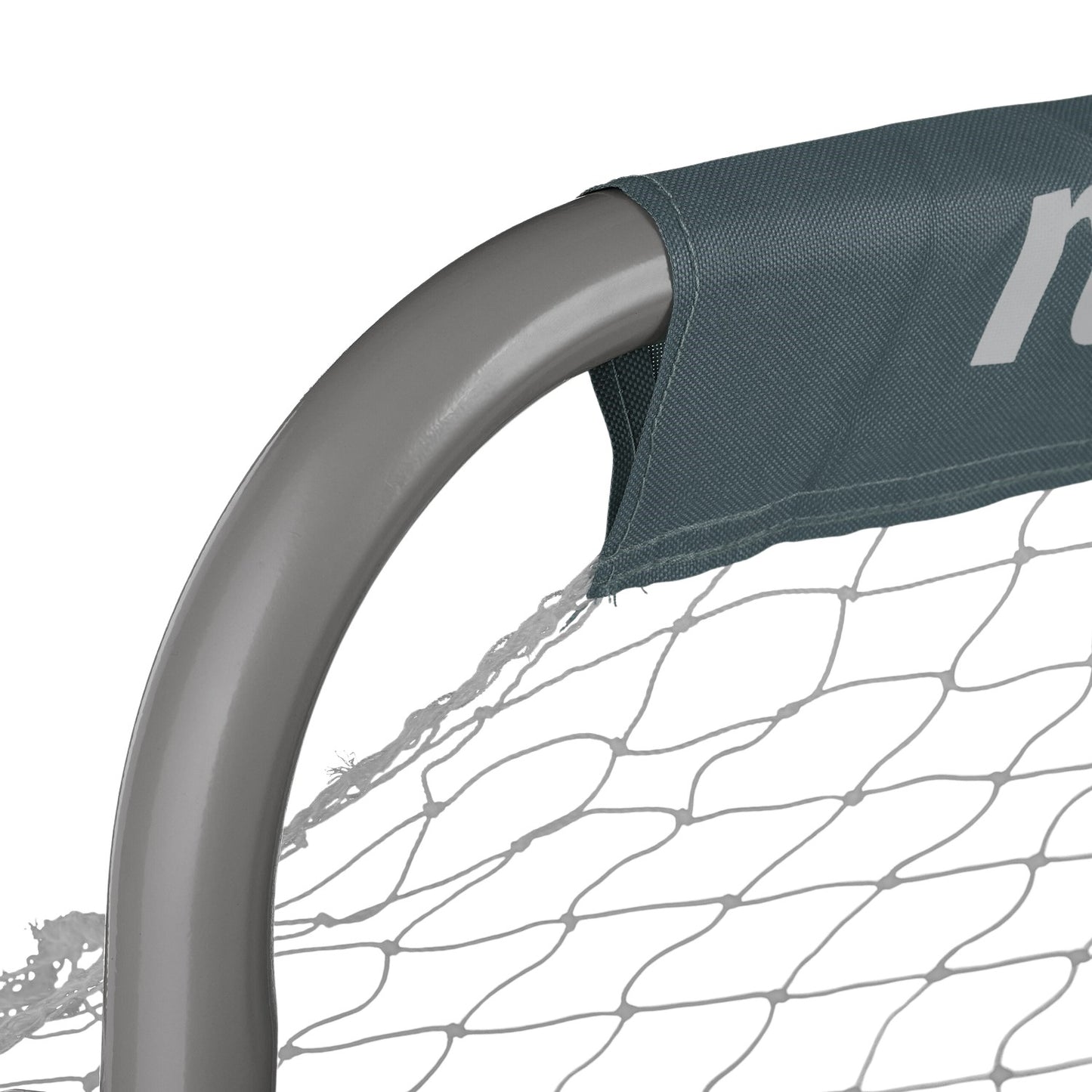 Gray soccer goals in sets of 2