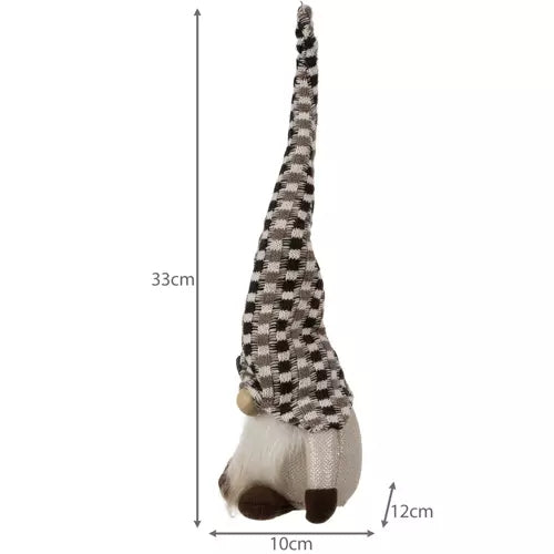Gray standing elf - glowing LED 20354