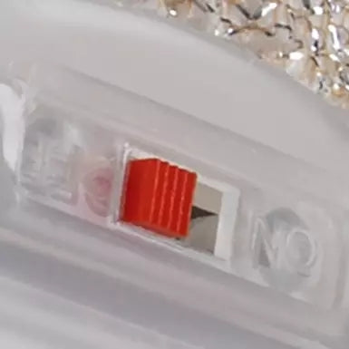 Gray standing elf - glowing LED 20354
