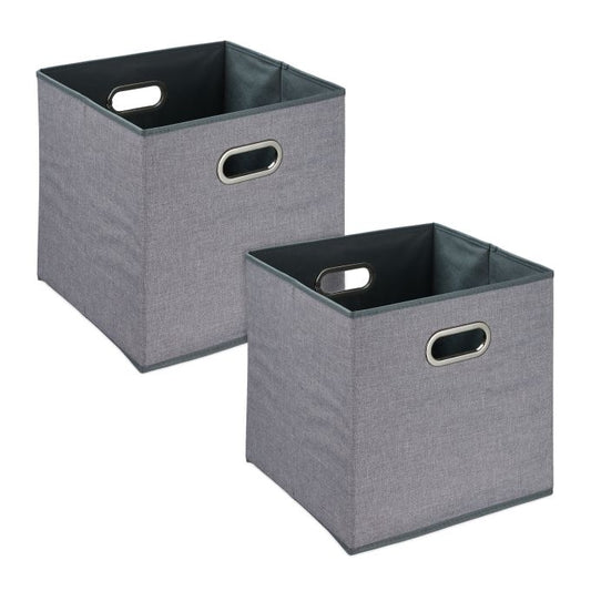 Gray storage box Set of 2