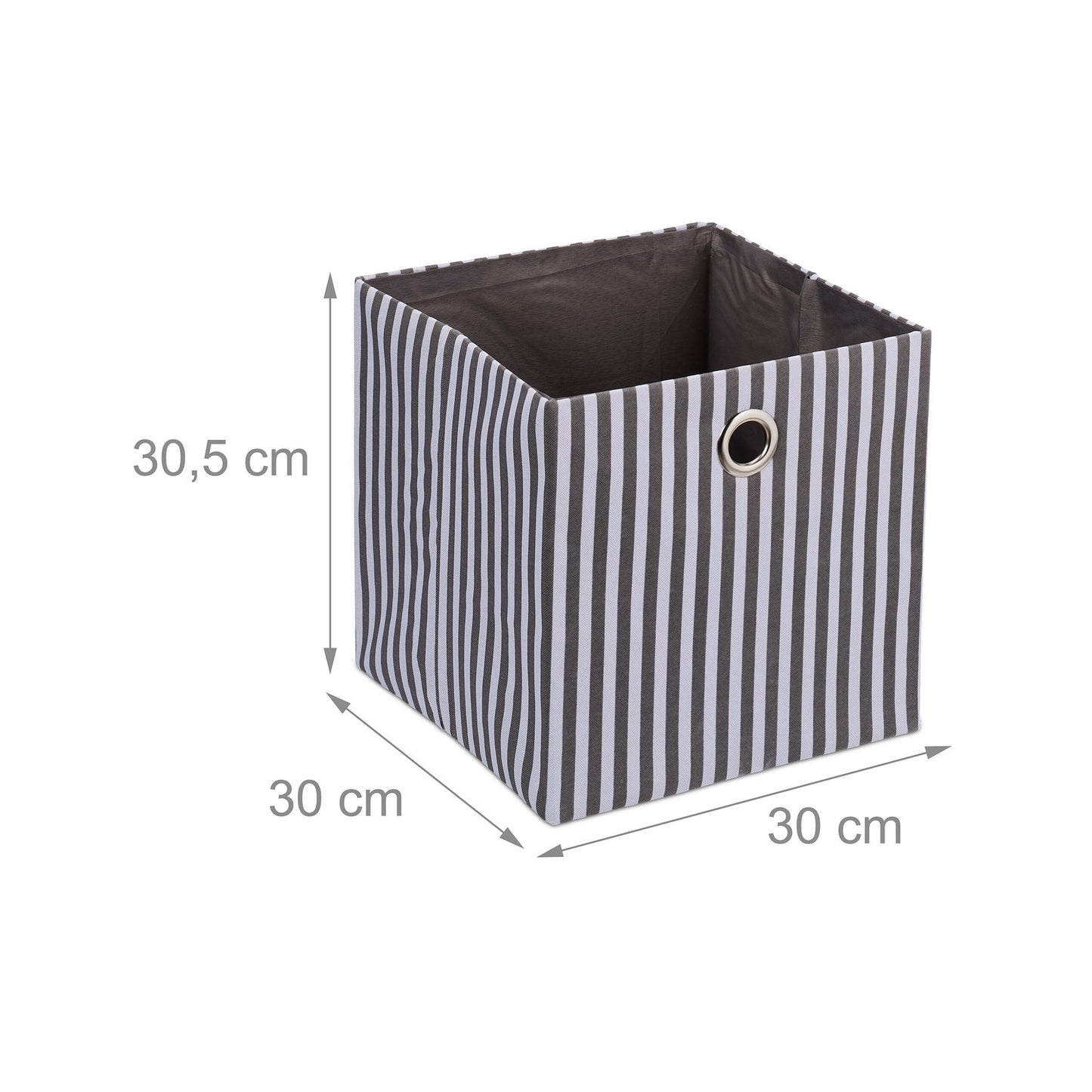 Gray storage box set of 2