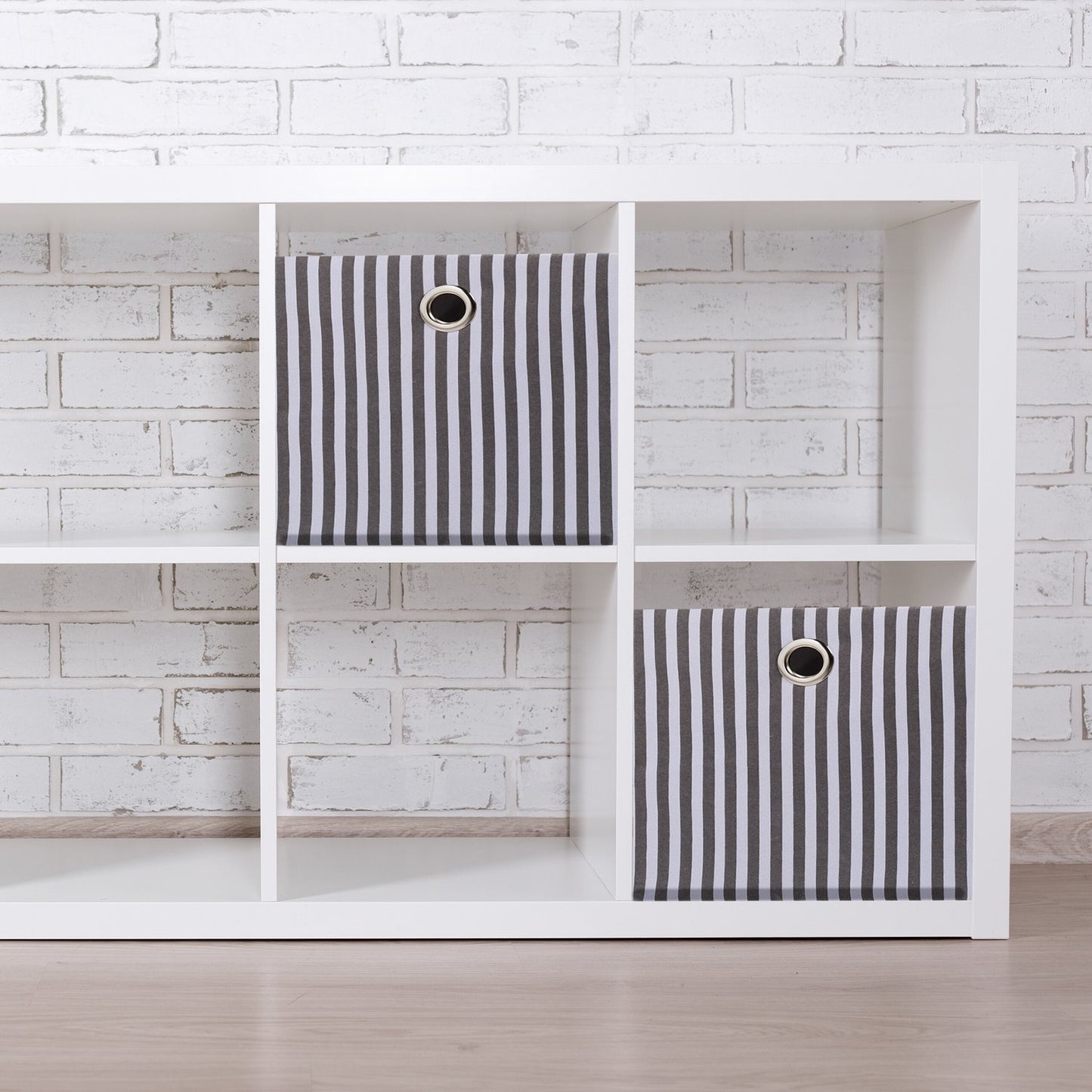 Gray storage box set of 2