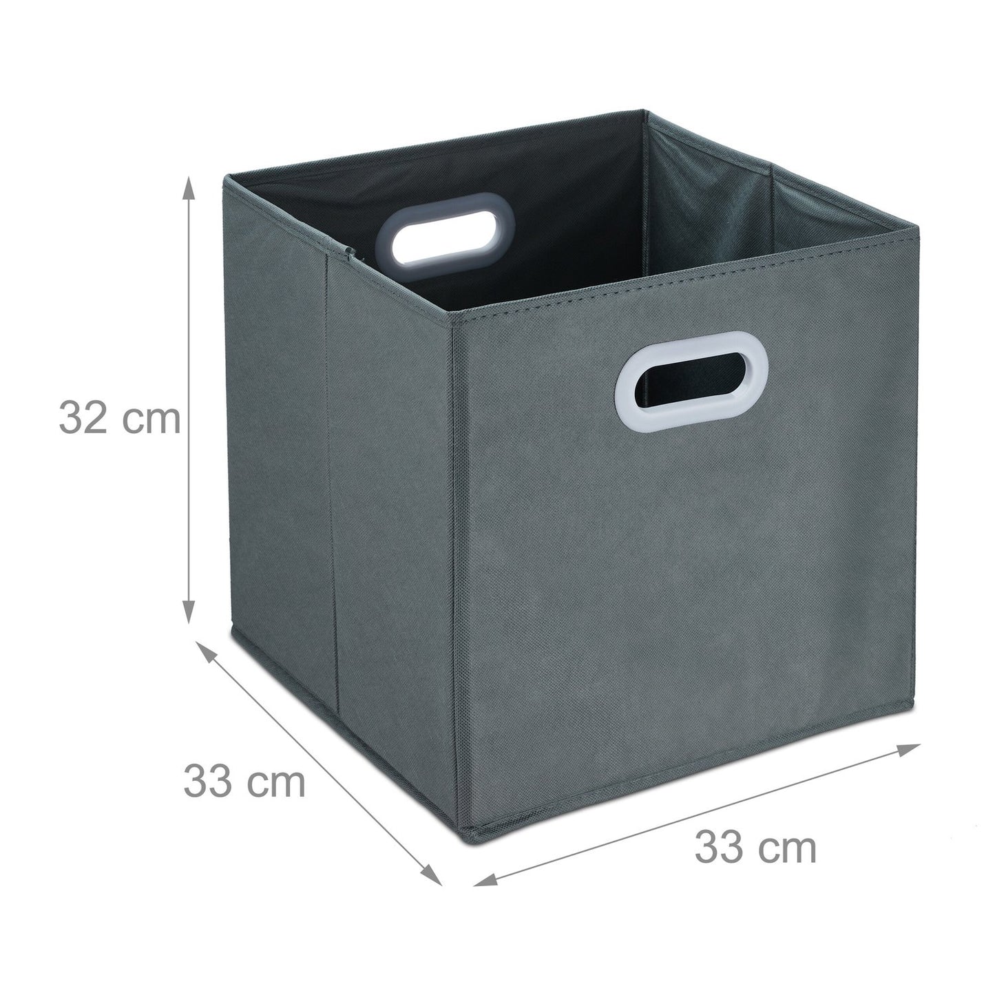 Gray storage box - set of 4