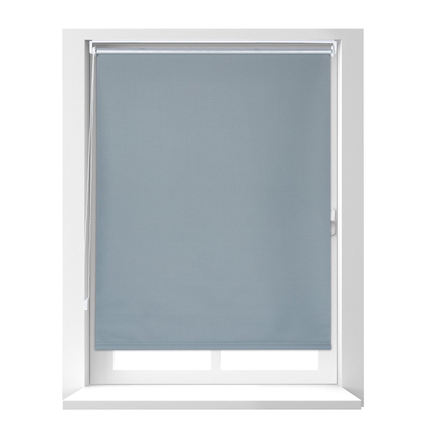 Gray thermal roller blind 160 cm long