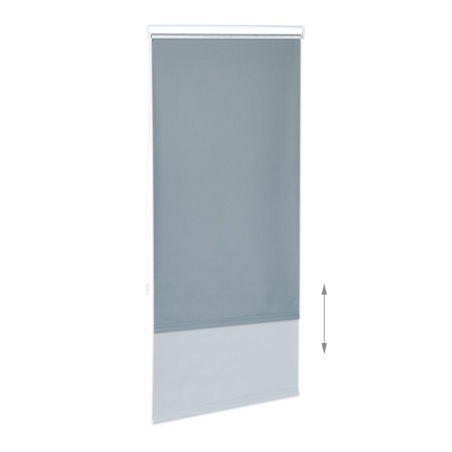 Gray thermal roller blind 220 cm long