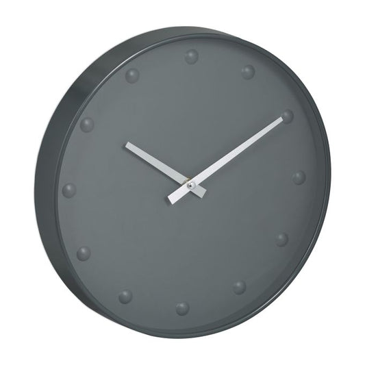 Gray wall clock