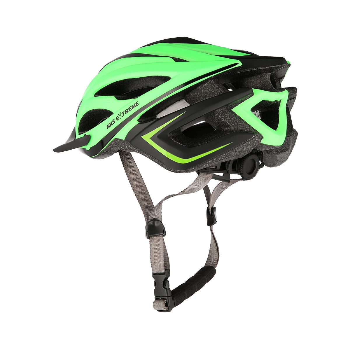 Green-Black Helmet, Size S (48-53 cm)