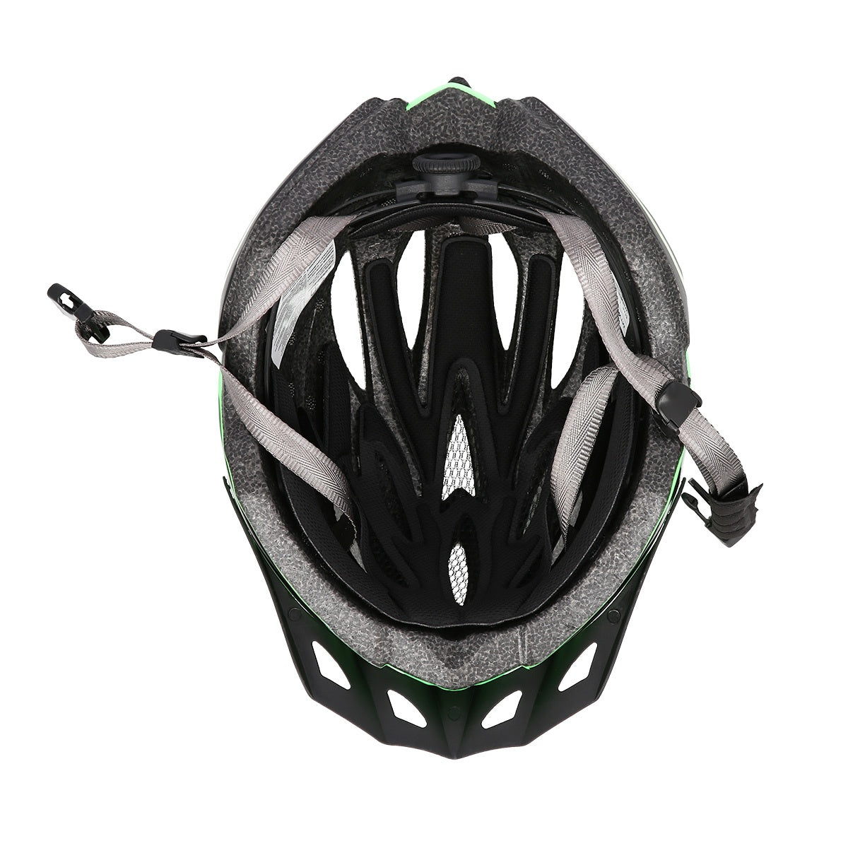 Green-Black Size L Helmet, 59-65 cm