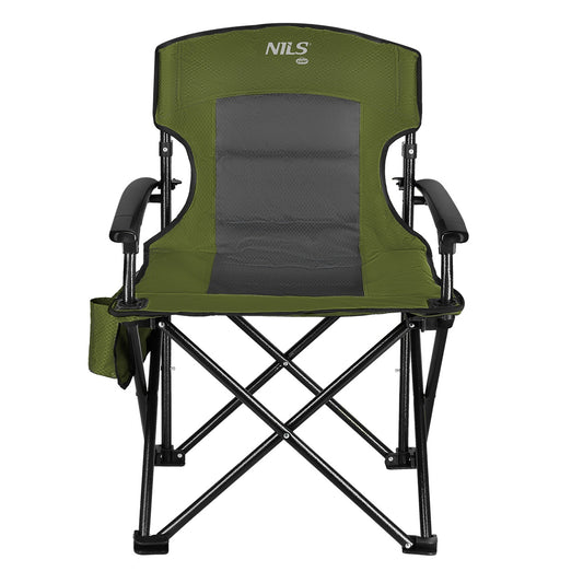 Green Camping Chair, Foldable, Lightweight Design