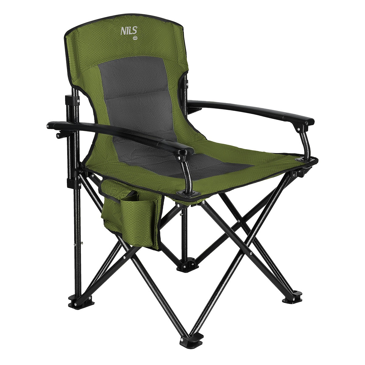 Green Camping Chair, Foldable, Lightweight Design