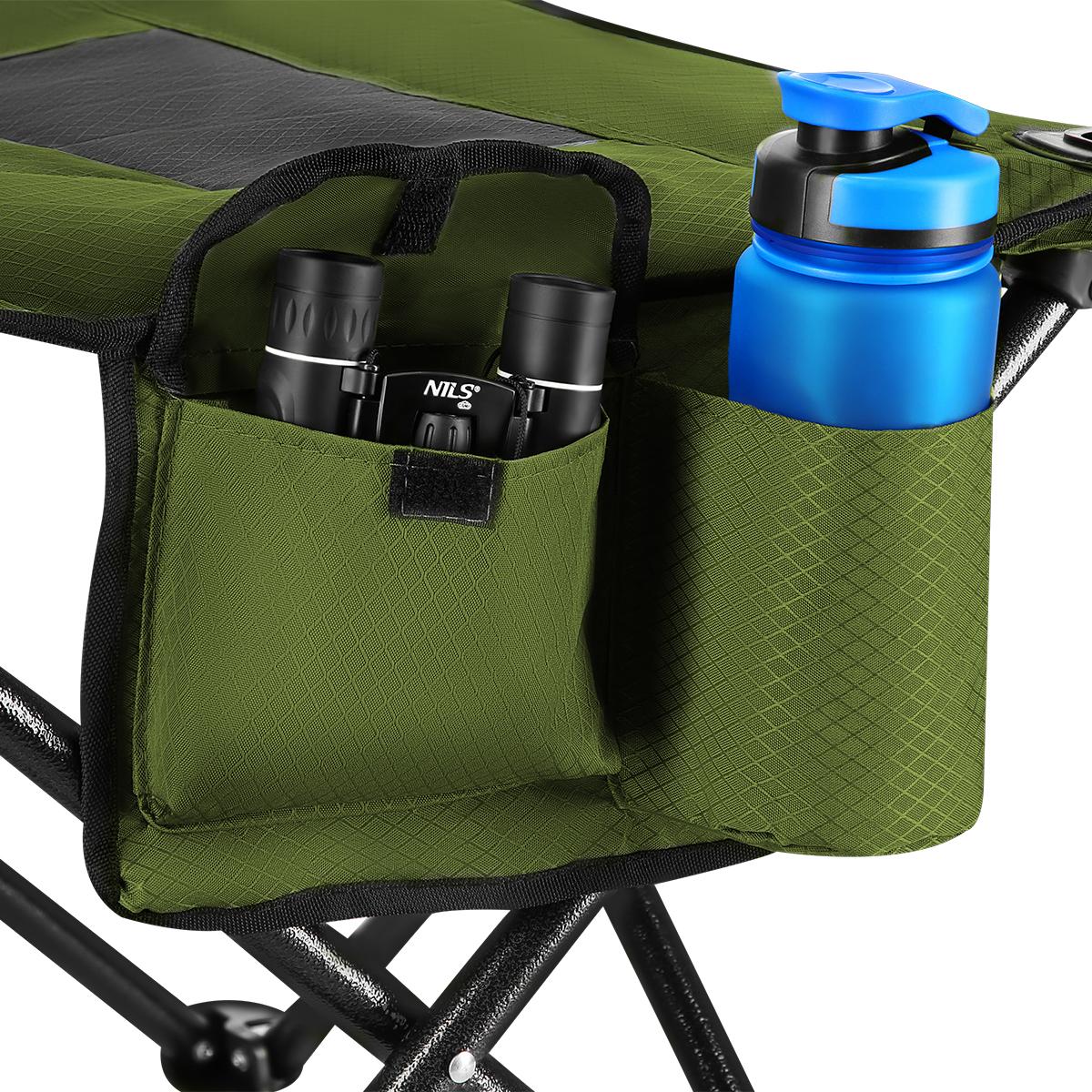 Green Camping Chair, Foldable, Lightweight Design