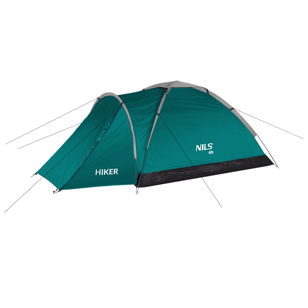 Green Camping Tent for Hikers, 2-Person Capacity