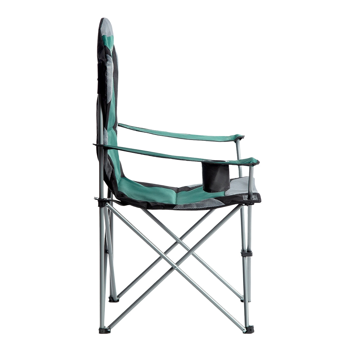 Green Folding Camping Chair, Lightweight, Portable