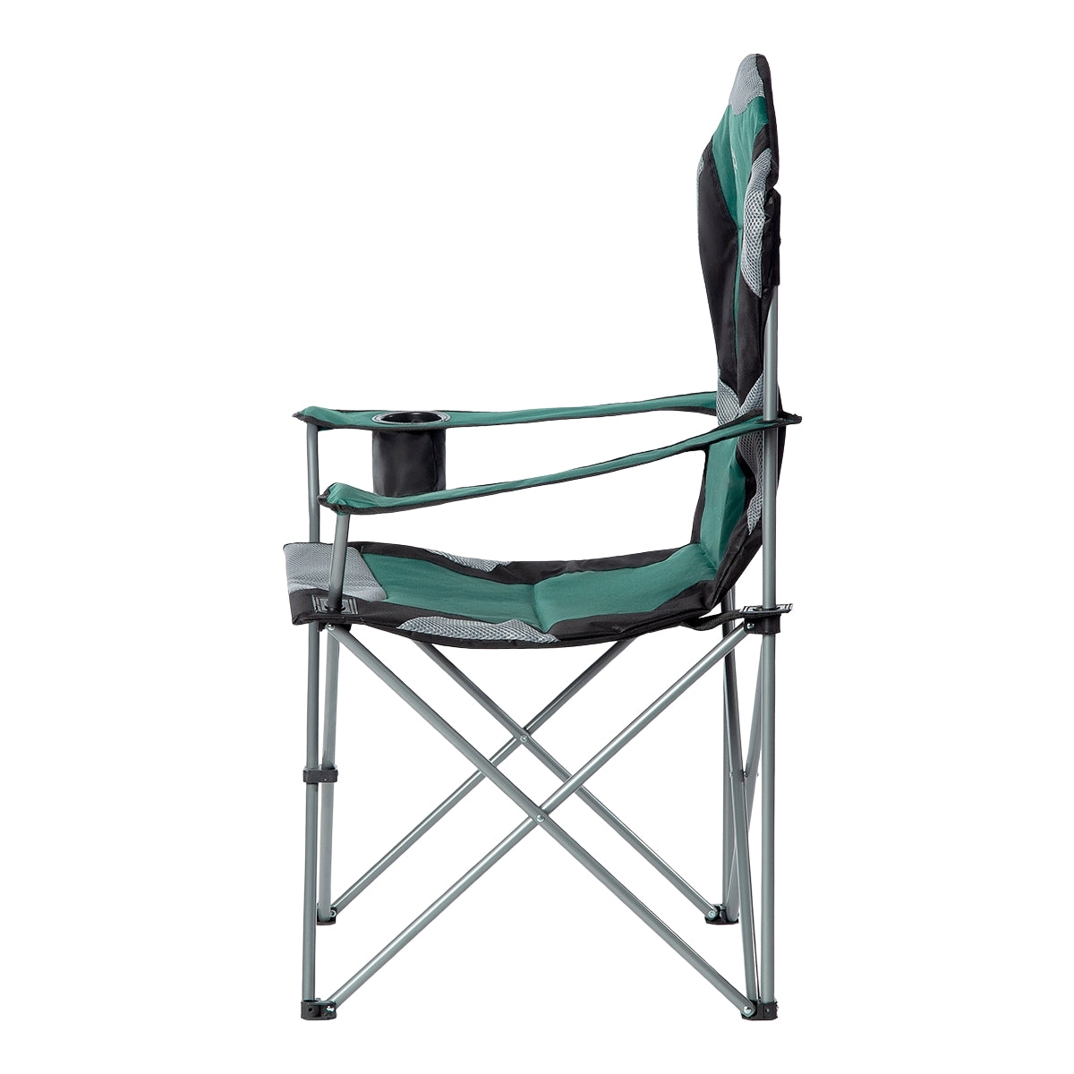 Green Folding Camping Chair, Lightweight, Portable