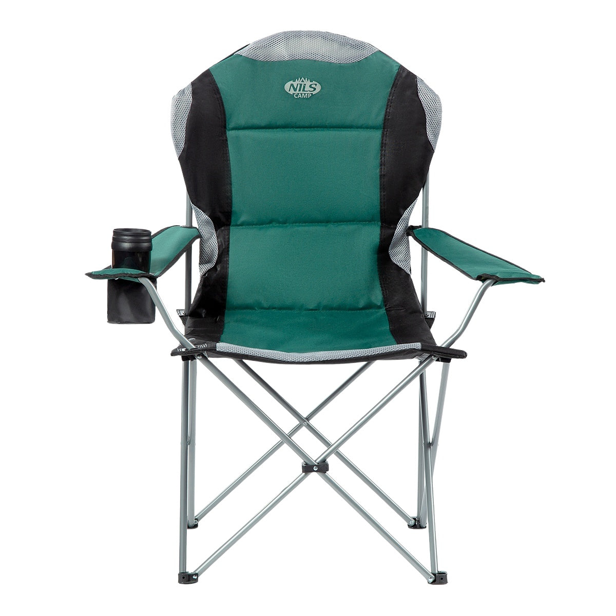 Green Folding Camping Chair, Lightweight, Portable