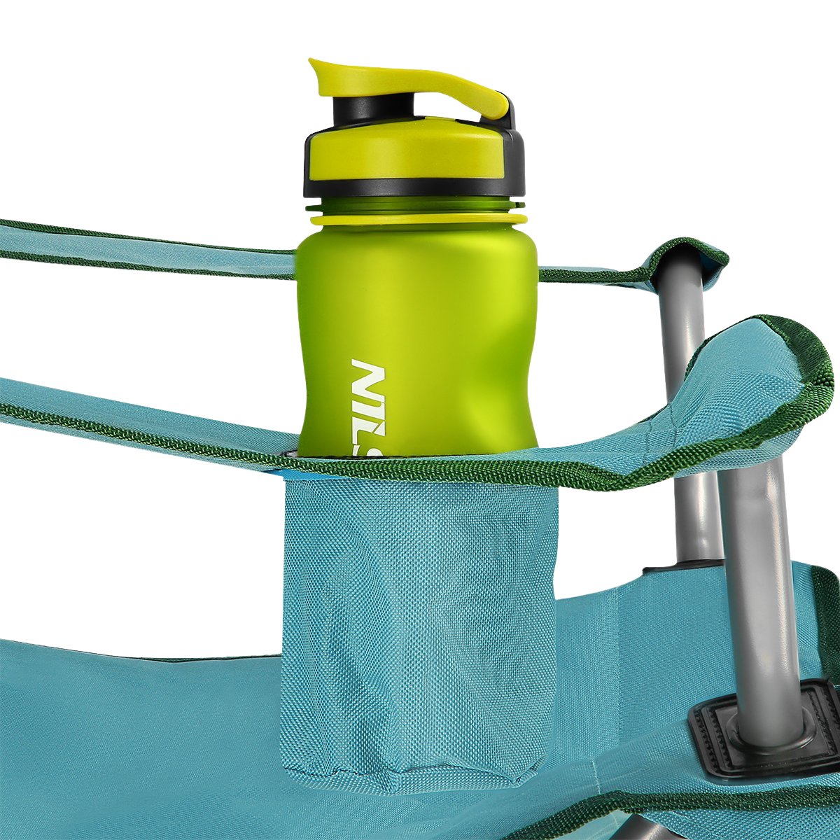 Green Folding Camping Chair, Lightweight, Portable