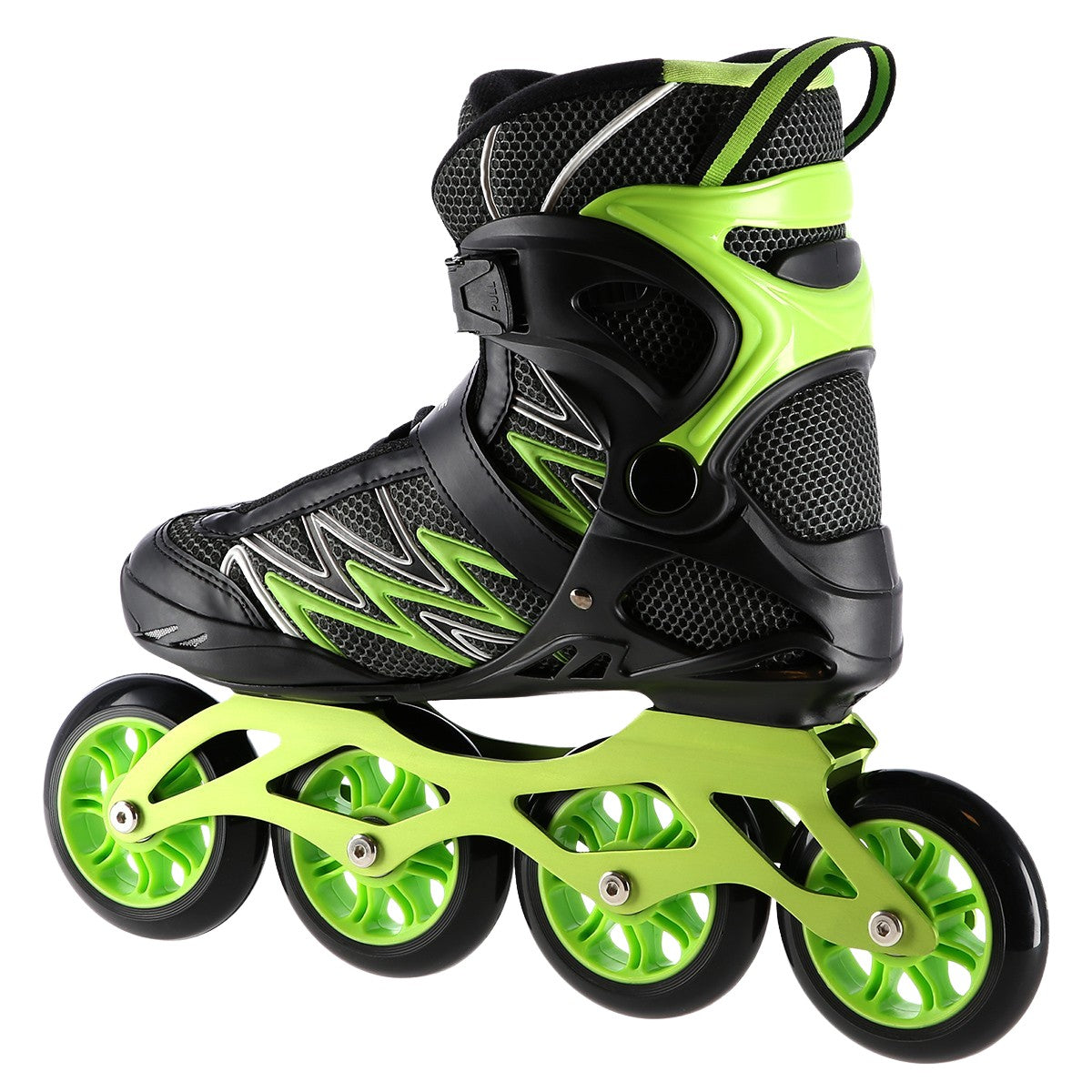 Green Inline Skates, Size 38, Adjustable Fit