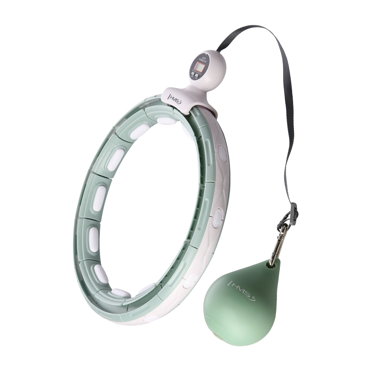 Green Magnetic Weighted Hula Hoop with Counter