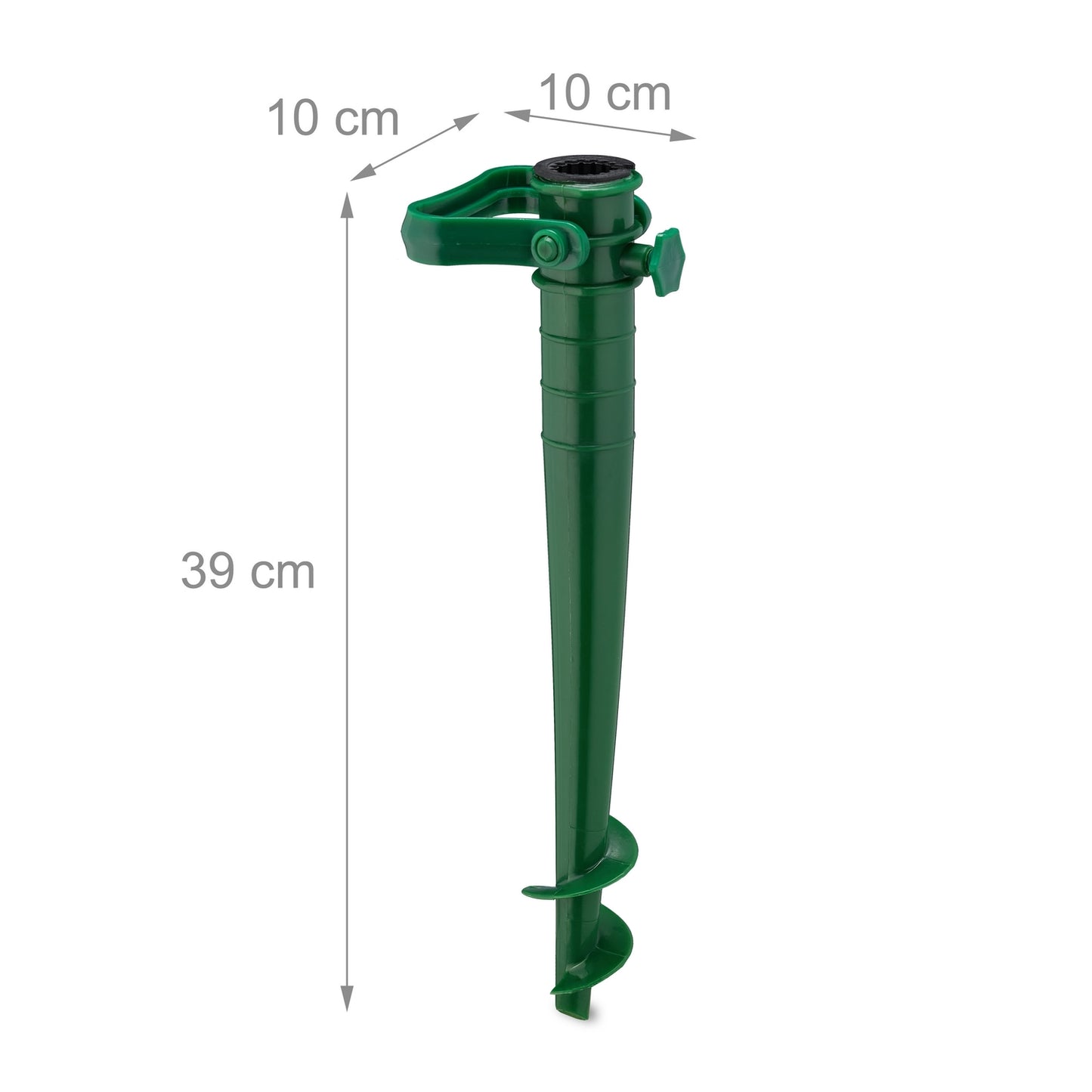 Green Parasol Screw for Sand and Ground